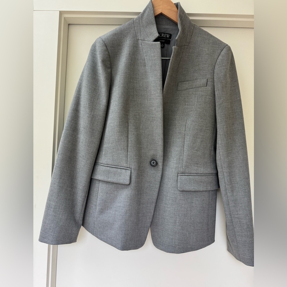 J. Crew Regent Blazer. Gray. Size 10.